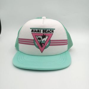 Miami Beach Retro Trucker Hat